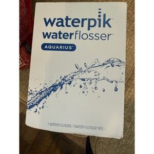 Waterpik Aquarius Water Flosser WP660C with Water Flosser Tips New Open Box